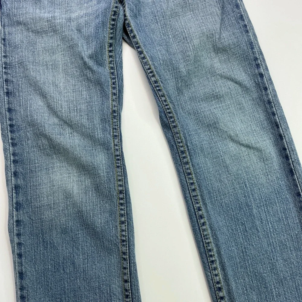 Denizen Light Blue Straight Fit Jeans Kids Size 10 Regular Adjustable Waist